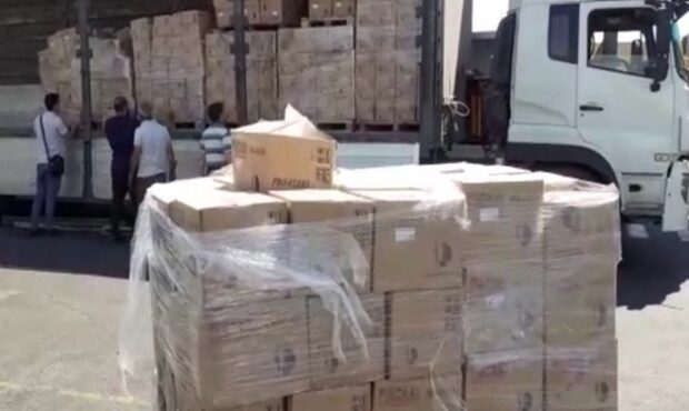 ۱۸۰ هزار واحد «سرم» موجود در انبارهای عمومی فرودگاه امام(ره) تحویل سازمان غذا و دارو شد
