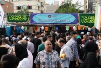 حضور پررنگ بانک سینا در مهمانی 10 کیلومتری عید غدیر