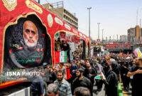 مراسم تشییع شهدای اقتدار – تهران + عکس مراسم تشییع شهدای اقتدار – تهران + عکس