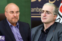 نشست رئیس و هیئت رئیسه اتاق اصناف تهران به همراه روسای اتحادیه های صنفی با رئیس مجلس برگزار شد