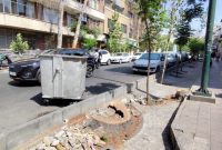 زخم تازه بر پیکر خیابان‌های تاریخی ولیعصر و فلسطین