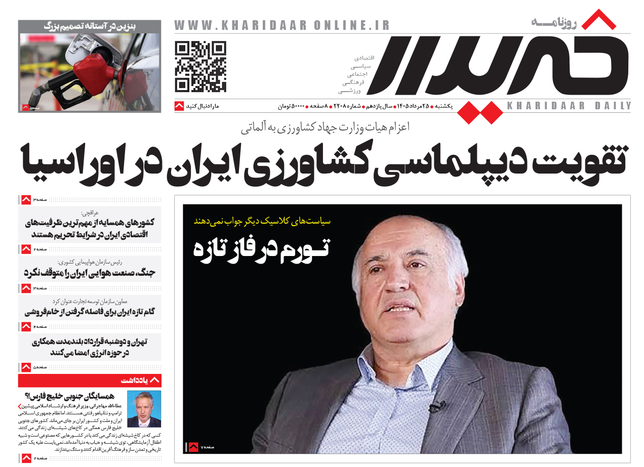 روزنامه خریدارشماره2208